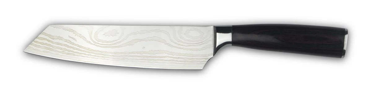 Kiritsuke knife essential wood white background