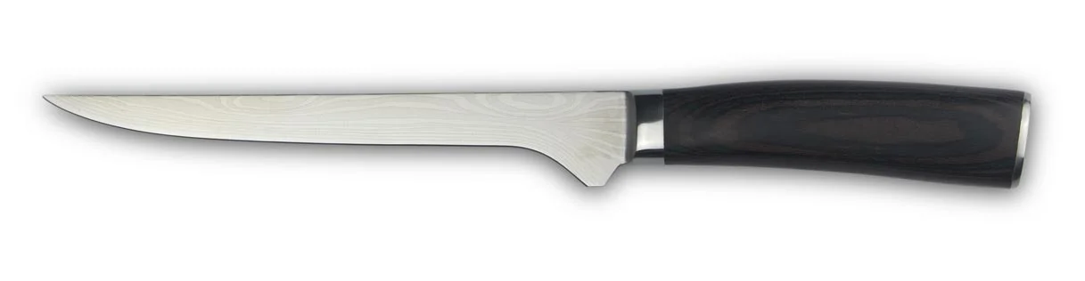 Boning knife essential wood white background