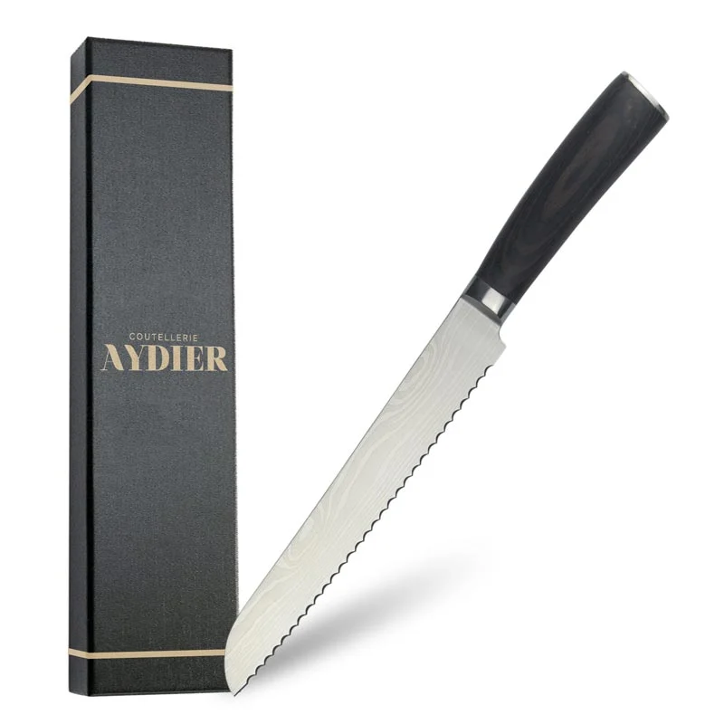 Bread knife essential wood box