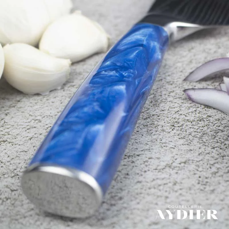 Nakiri knife essential blue focus 800x800