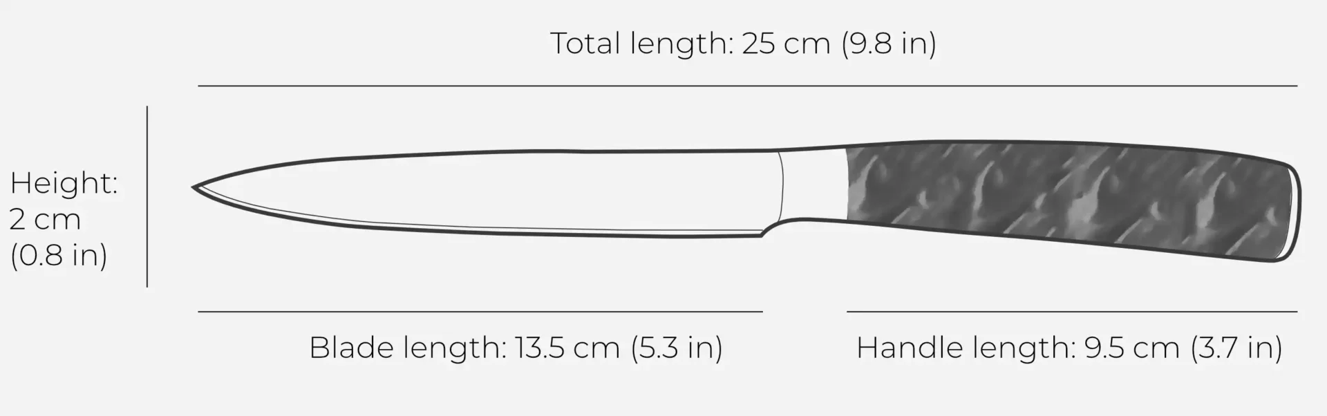 Utility knife essential blue dimensions